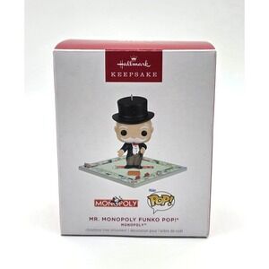2024 Hallmark  Mr Monopoly Funko Pop Retro‎ Board Game Christmas Keepsake New